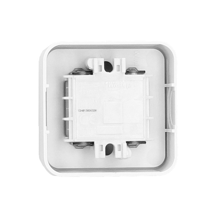 WOLFPACK LINEA PROFESIONAL Interrupteur de Surface Simple Oryx Blanc WOLFPACK LINEA PROFESIONAL Interrupteur de Surface Simple Oryx Blanc