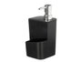 KINVARA Distributeur et support d'éponge noir 650ml
