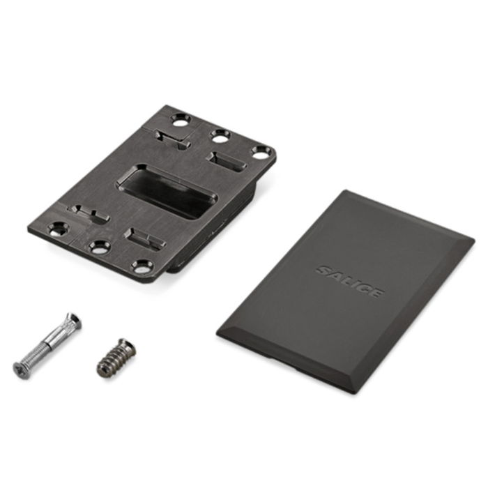 SALICE Charnière pour porte à recouvrement, finition nickel, 10-14mm