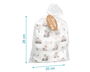 KioKids Muselina couverture bébé 120x120 cm, imprimé animaux forêt, 70% bambou 30% coton, Standard 100 by OEKO-TEX®, 0+ mois