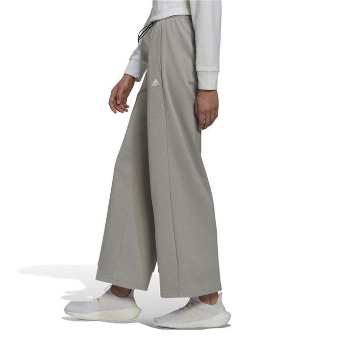 Pantalon de sport long Adidas Aeroready Beige Femme