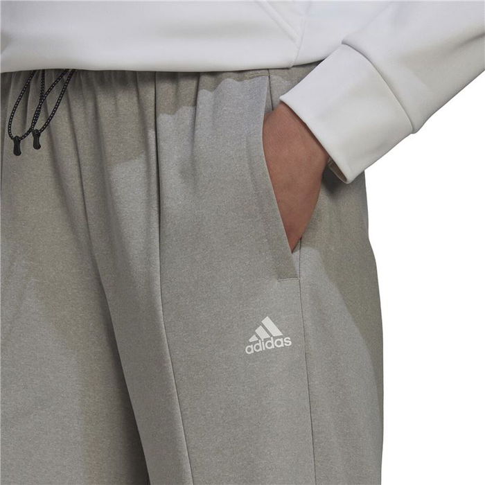 Pantalon de sport long Adidas Aeroready Beige Femme