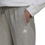 Pantalon de sport long Adidas Aeroready Beige Femme