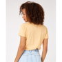 T-shirt à manches courtes femme Rip Curl Re-Entry Crew Neck Beige