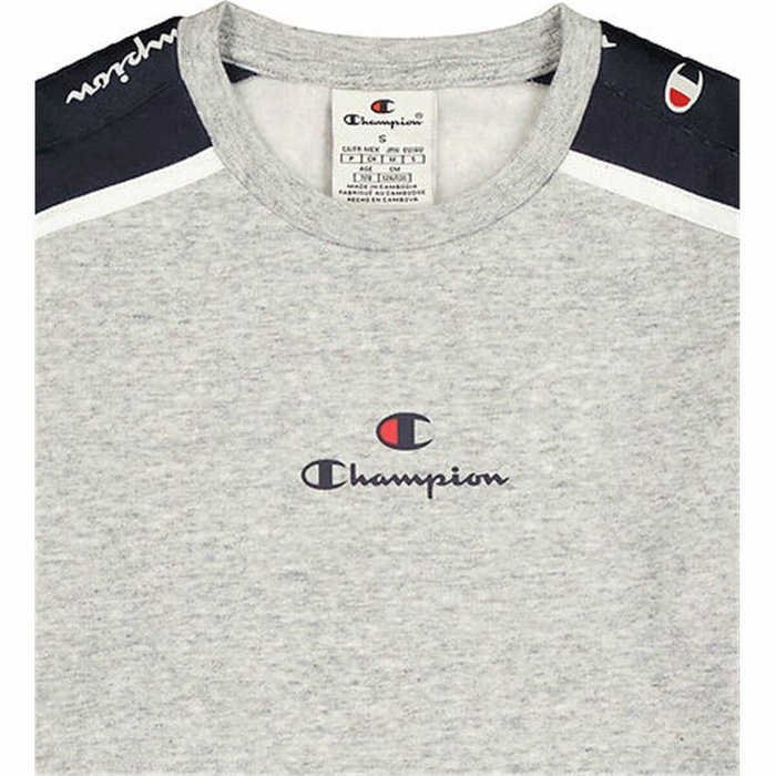 Sweat sans capuche enfant Champion Gris clair
