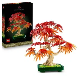 LEGO Kit de Construction Botanicals 10348 Bonsaï d'Érable Rouge du Japon - Décoration Végétale pour Adulte 474 Pièces