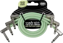 ERNIEBALL Câble EB Interlink Flex Jack-Jack AA 30 cm - Phosphorescent (Pack de 3)