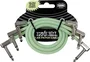 Ernie Ball Câble Patch Flex Jack-Jack AA Phosphorescent (Pack de 3) - 30 cm
