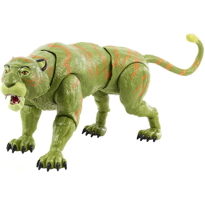 Mattel Masters Of The Universe Figure Battle Cat avec armure et casque amovibles, 30 articulations