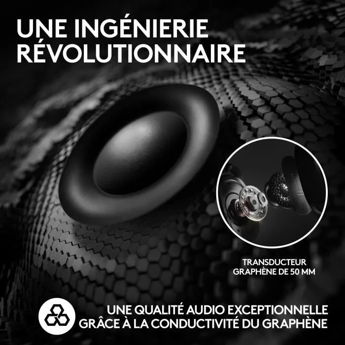 Logitech G Casque Gamer Sans Fil PRO X 2 LIGHTSPEED avec Technologie Bluetooth et Lightspeed - Rose