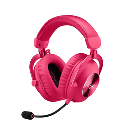 Logitech 981-001275 Casque Gaming G Pro X 2 Lightspeed Sans Fil avec Micro Détachable - Magenta