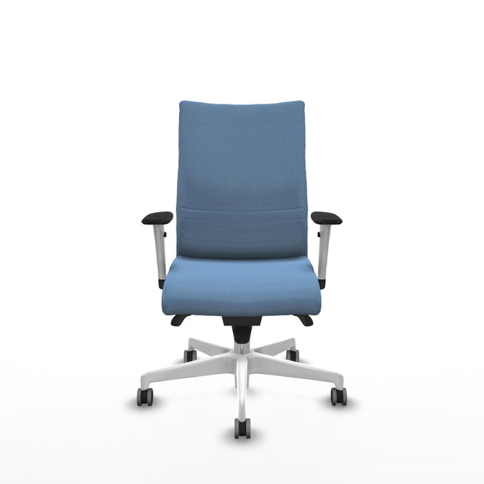 Piqueras Y Crespo Chaise Albacete Confidente, Bleu ciel, Mécanisme Synchrone, Base Blanche Piqueras Y Crespo Chaise Albacete Confidente, Bleu ciel, Mécanisme Synchrone, Base Blanche