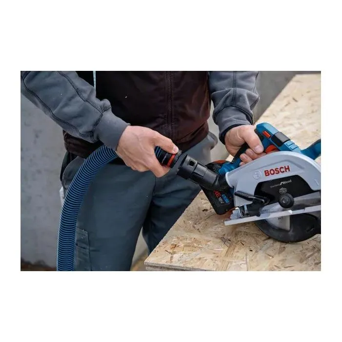 Bosch Professional Scie circulaire sans fil GKS 18V-57-2 (06016C1202) - Avec 2 batteries ProCORE 18V 5.5Ah, chargeur GAL1880 CV et coffret L-BOXX