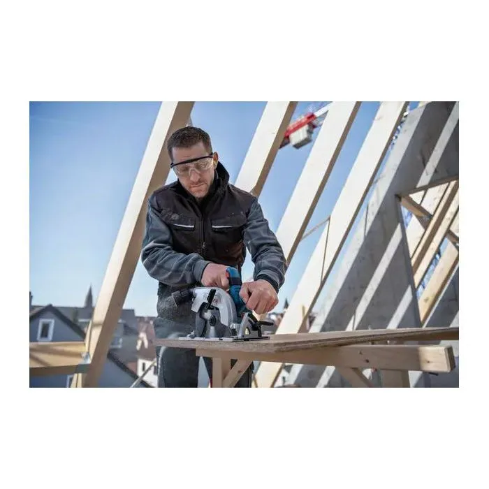 Bosch Professional Scie circulaire sans fil GKS 18V-57-2 (06016C1202) - Avec 2 batteries ProCORE 18V 5.5Ah, chargeur GAL1880 CV et coffret L-BOXX