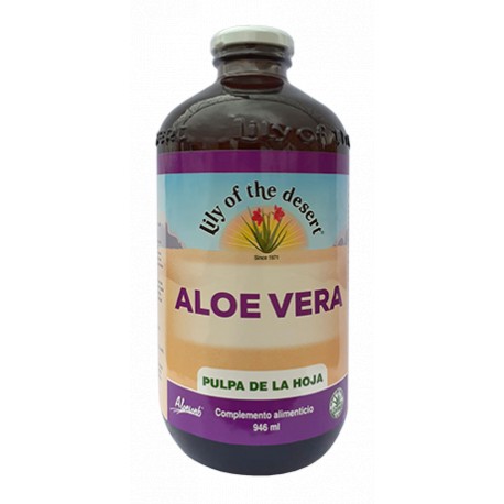 LILY OF THE DESERT ZUMO ALOE VERA pulpa de la hoja 946ml LILY OF THE DESERT ZUMO ALOE VERA pulpa de la hoja 946ml