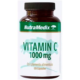 Nutramedix Vitamine C 1000 mg, 120 gélules végétales, Complément alimentaire, Système immunitaire