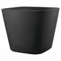 Deroma Pot de fleurs carré Quadro Origin - 38 x 32 cm - 30 L - Anthracite