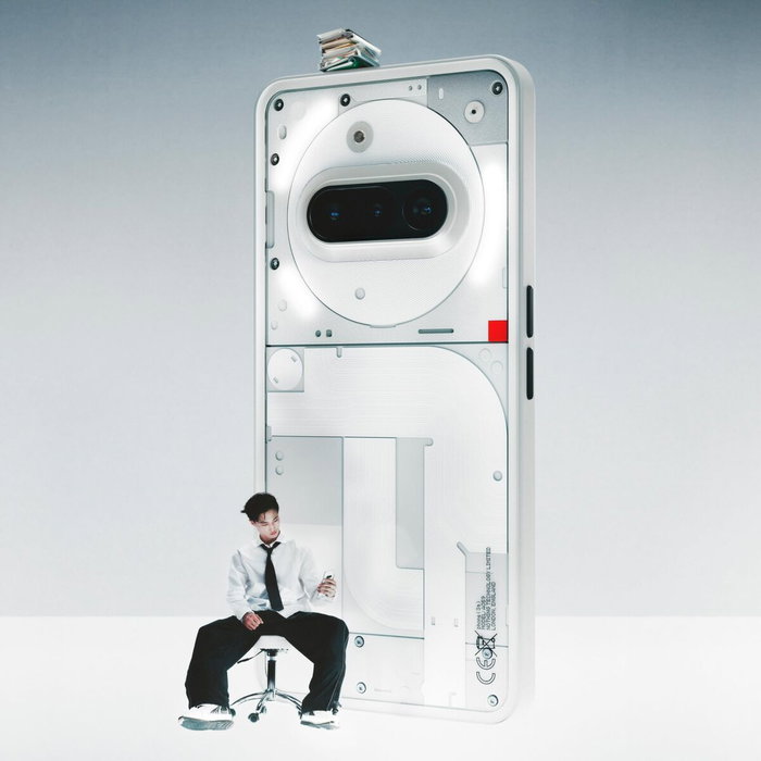 Smartphone Nothing PHONE(3A) 6,77" 8 GB RAM 128 GB Blanc