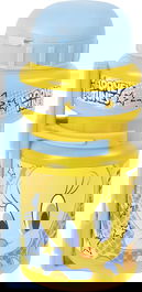 Licensing I172 CZ10968 Bouteille 350 mL + Porte-Bouteille Velo Enfant Looney Tunes Tweety et Sylvester