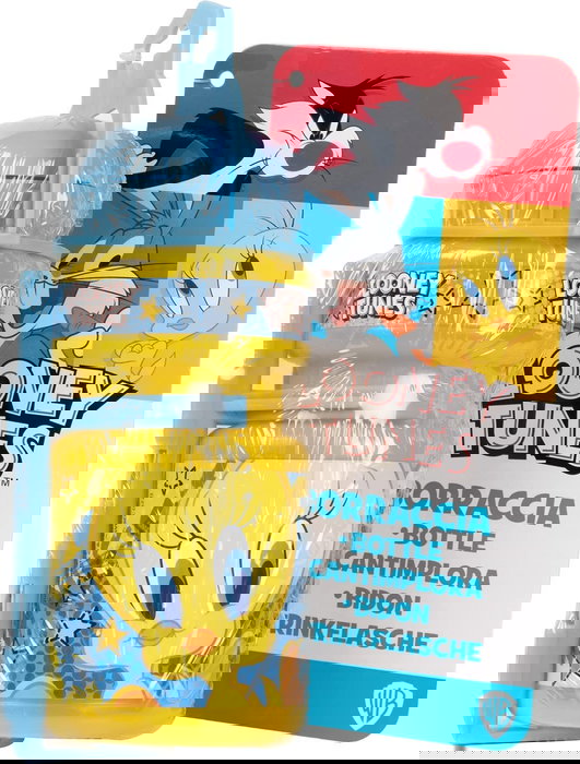 Licensing I172 CZ10968 Bouteille 350 mL + Porte-Bouteille Velo Enfant Looney Tunes Tweety et Sylvester