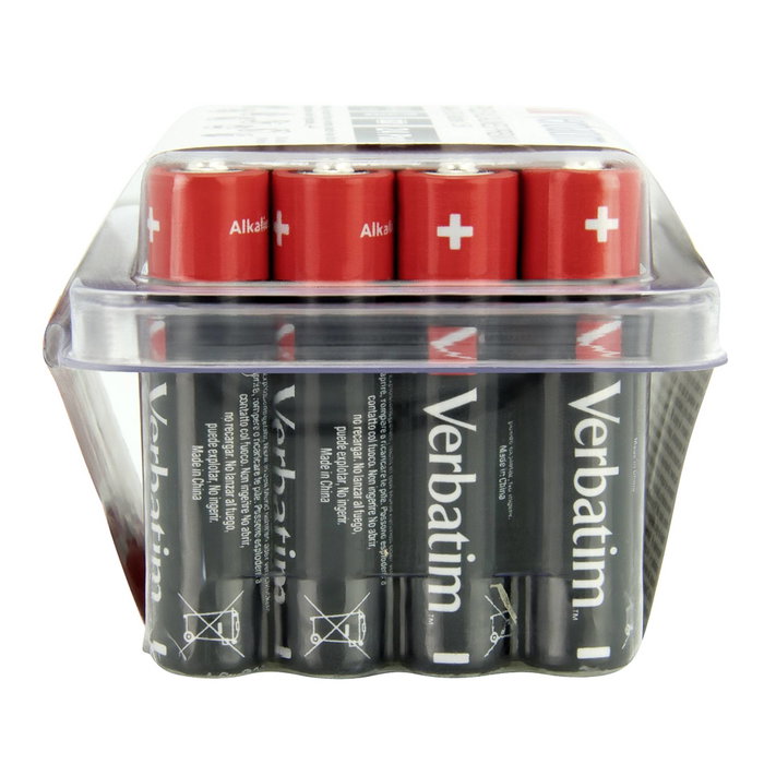 Verbatim Lot de 24 piles AAA-LR03 Micro 1,5V
