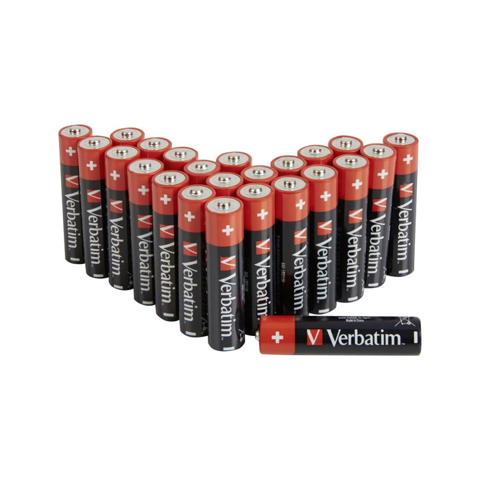 Verbatim Lot de 24 piles AAA-LR03 Micro 1,5V