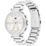 Tommy Hilfiger 1782701 Montre Analogique pour Femme en Acier Inoxydable Gris
