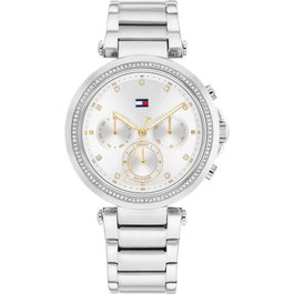 Tommy Hilfiger 1782701 Montre Analogique pour Femme en Acier Inoxydable Gris