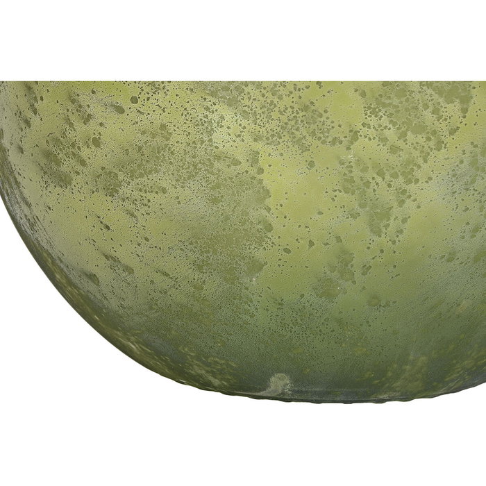 Vase Home ESPRIT Vert Cristal recyclé Finition vieillie 40 x 40 x 56 cm