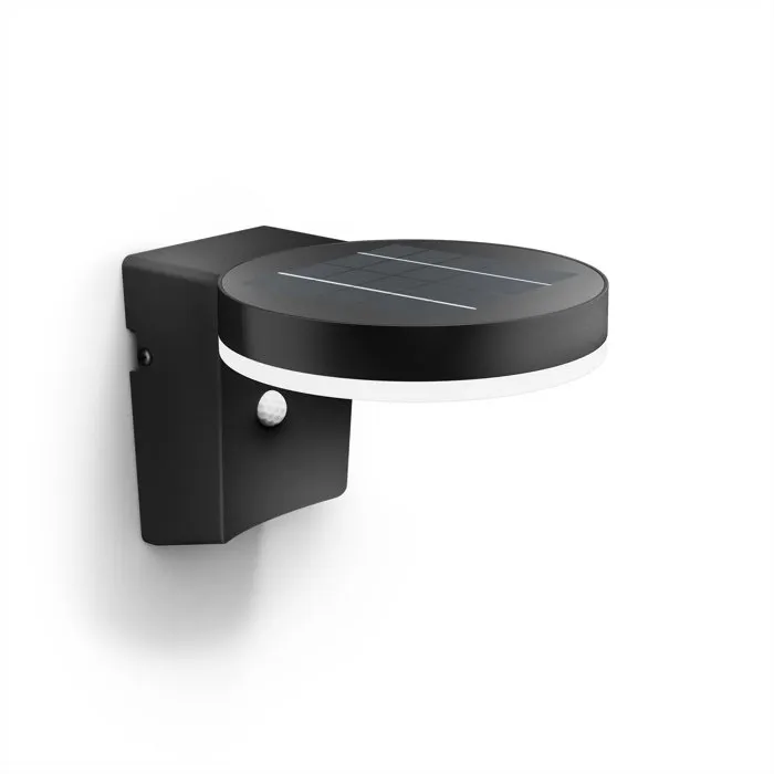 Philips Zonal - Applique murale extérieure solaire LED haute efficacité - Éclairage durable pour toutes saisons