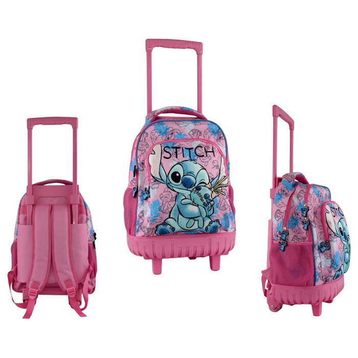 MANENTI Valise à roulettes Stitch Disney 44 cm - Dimensions 44 x 33 x  22 cm