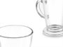 Vivalto Verre à Latte en Verre Transparent 280 ml 10 x 14 x 8 cm (Set de 24)