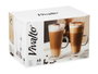 Vivalto Verre à Latte en Verre Transparent 280 ml 10 x 14 x 8 cm (Set de 24)