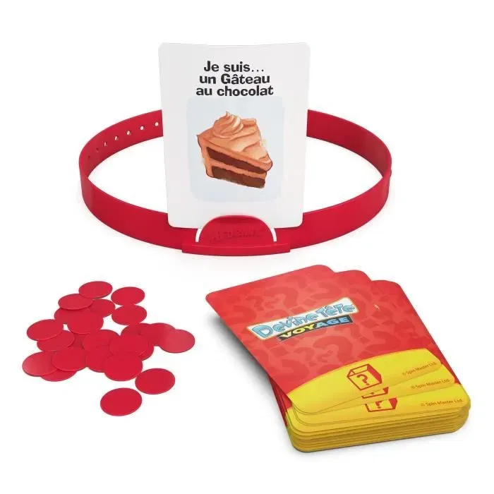 Spin Master Devine Tête Voyage - Jeu de société familial d'ambiance - À partir de 6 ans, pour 3 joueurs et plus