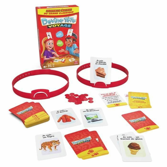 Spin Master Devine tête Voyage - Jeu de société famille Spin Master Devine tête Voyage - Jeu de société famille
