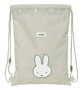 Safta Sac plat junior rectangulaire réutilisable et imperméable Miffy motif "Brouillard" 26x34x1 cm