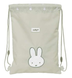 Safta Sac plat junior rectangulaire réutilisable et imperméable Miffy motif "Brouillard" 26x34x1 cm