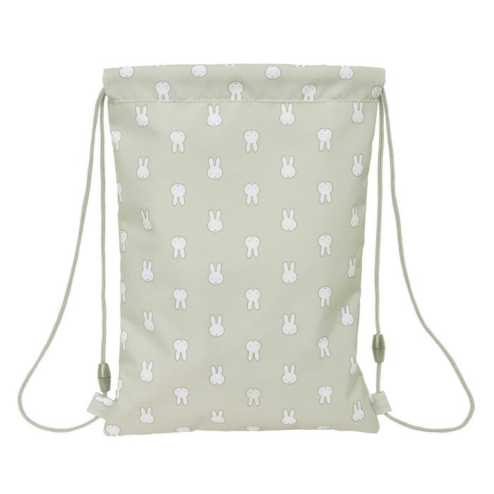 Sac à dos serré par des ficelles Miffy Niebla Gris 26 x 34 x 1 cm