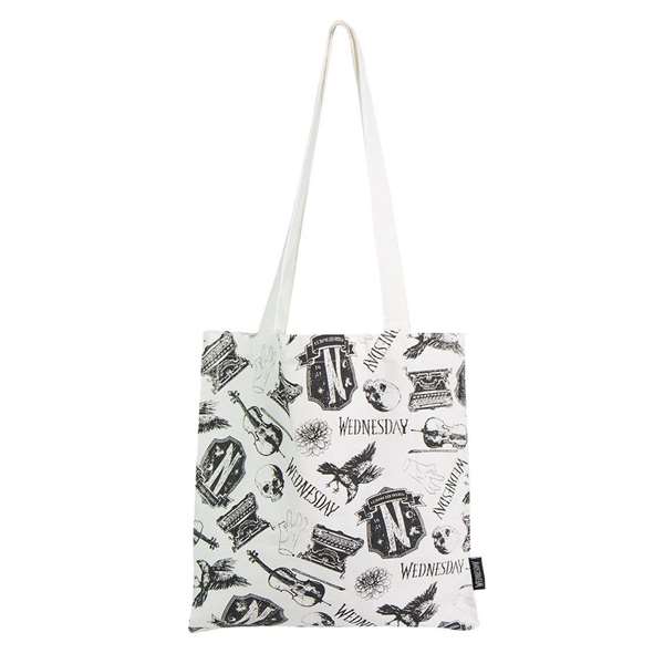 Cerdá Sac shopping Wednesday 36 x 39 cm - Blanc