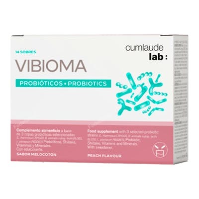 Cumlaude Lab VIBIOMA 14 Sachets Pêche