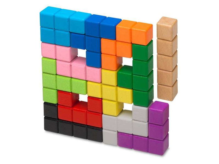 Cayro - Jeu de Pentominos en métal avec 12 pièces et 41 défis - Dimensions 12x19,5x5 cm - Carte multilingue
