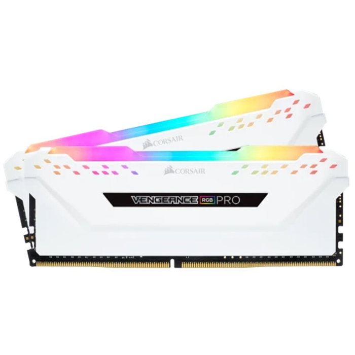 Corsair Vengeance RGB Pro 16 Go (2 x 8 Go) DDR4 3200 MHz Blanche Corsair Vengeance RGB Pro 16 Go (2 x 8 Go) DDR4 3200 MHz Blanche