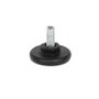 HERRAJES ALK Pied niveleur Nuba Ø40 M8X12 noir