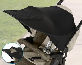 KioKids Parasol Universel pour Poussette - Noir