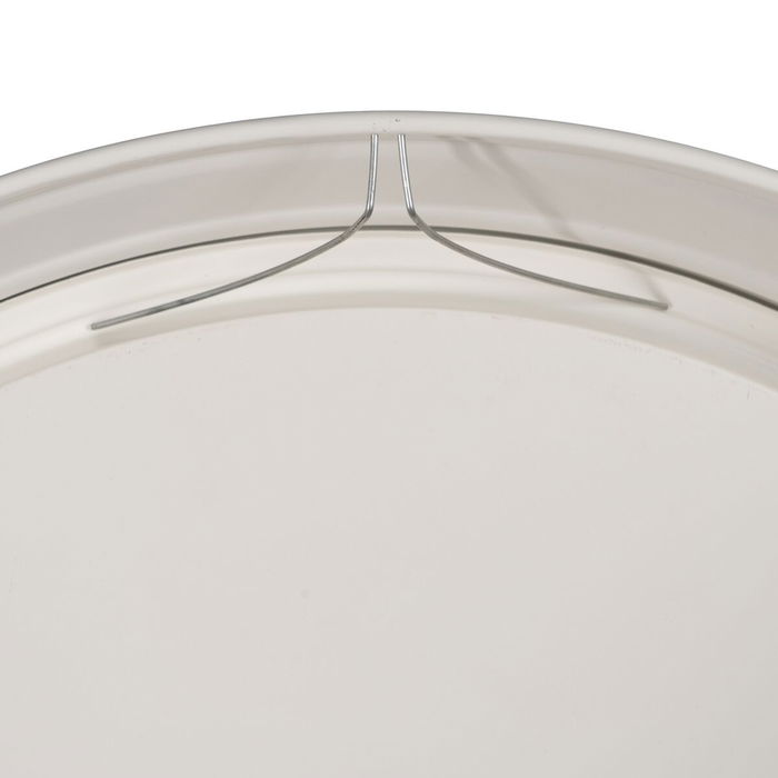 Horloge Murale Mappemonde Blanc Noir Fer 70 x 70 x 6,5 cm