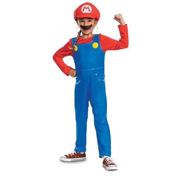 Jakks Pacific - Déguisement Super Mario Fancy Dress - Taille XS (3-4 ans) - Modèle envoyé aléatoirement Jakks Pacific - Déguisement Super Mario Fancy Dress - Taille XS (3-4 ans) - Modèle envoyé aléatoirement