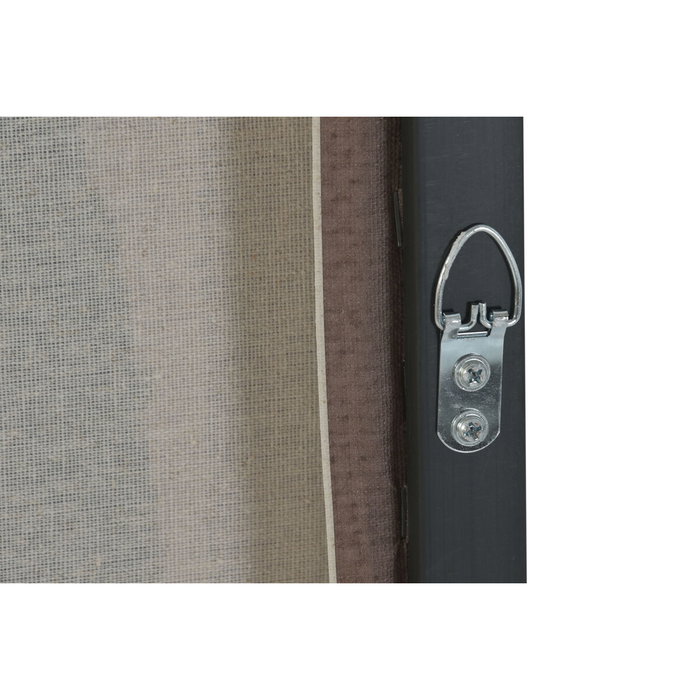 Toile Home ESPRIT Marron Noir Abstrait Urbaine 63 x 4 x 93 cm (2 Unités)