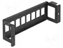 DELOCK Panneau de patch Keystone 8 ports noir