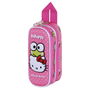 Trousse Fourre-Tout Double Hello Kitty Rose