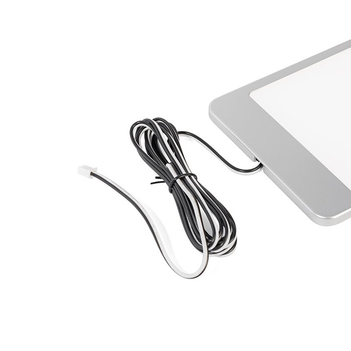 HERRAJES ALK Lampe paneled 5W Gris avec capteur PIR